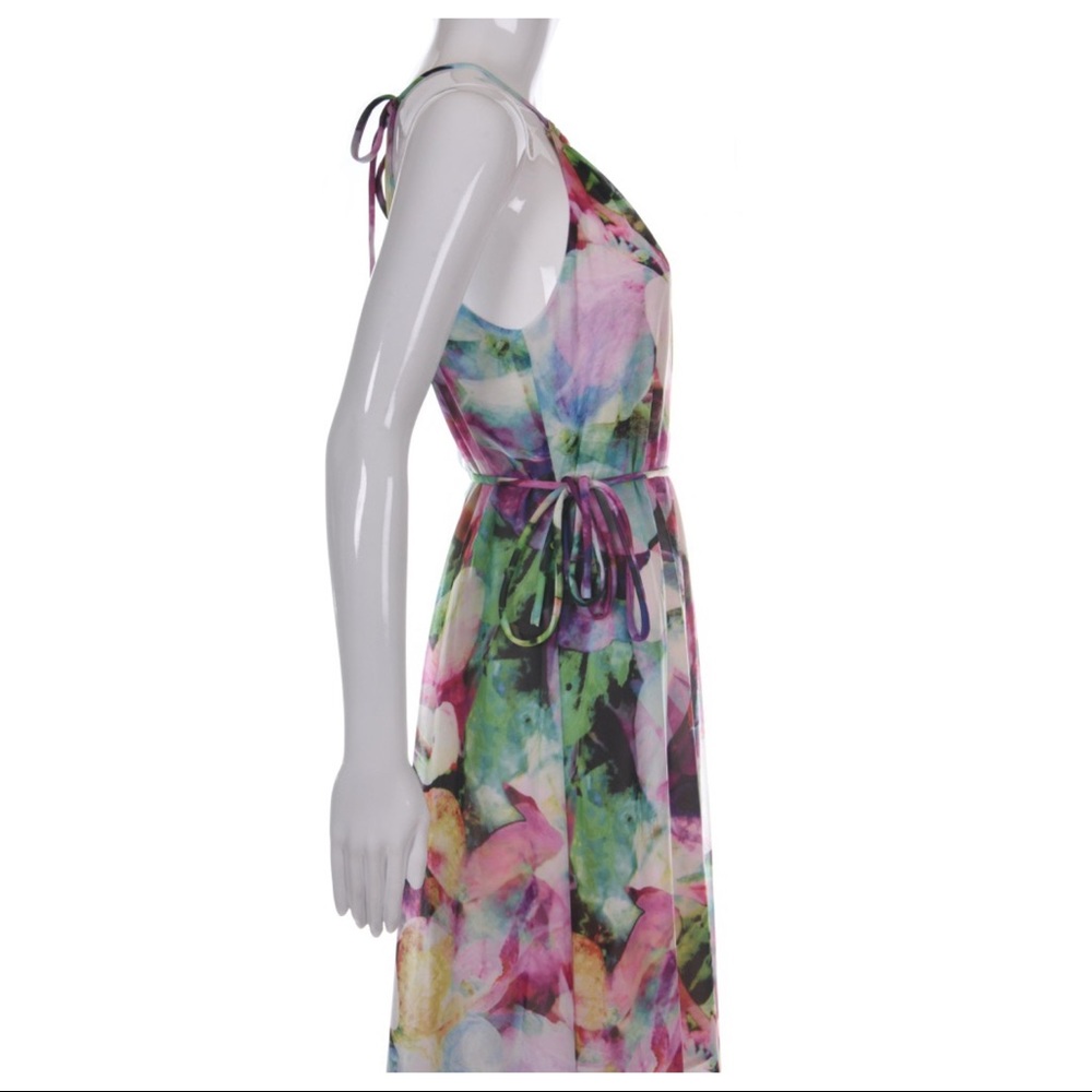MAGGY LONDON Floral Maxi Dress Size 2 - Picture 7 of 8